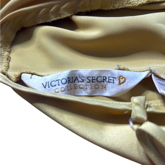 90s Vintage Victorias Secret lime Green Low Back Vneck Maxi Dress Large - Picture 3 of 7